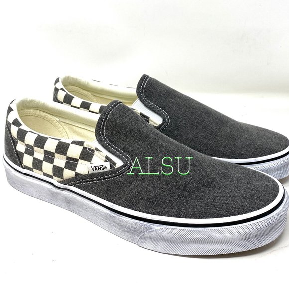 Vans Shoes - 💖MEGA SALE💖VANS Classic Slip-On Washed Asphalt Canvas  Women’s  VN0A4U38HQE